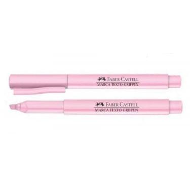 Imagem de Caneta Marca Texto Pastel Grifpen Rosa - Faber Castell