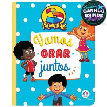 Imagem de Livro 3 Palavrinhas - Vamos Orar Juntos Crianças Infantil Evangélico F