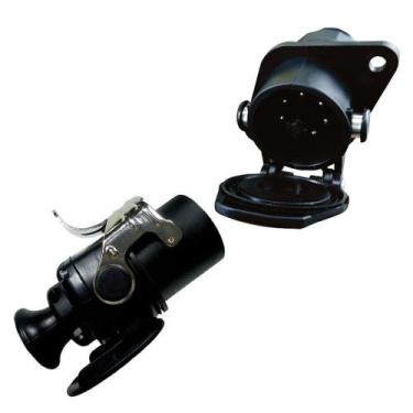 Imagem de Conjunto Tomada Fixa e Móvel para Engate 7 Polos - DNI 8390