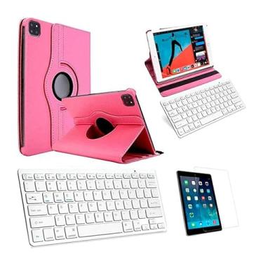 Imagem de BDNET, Capa/Teclado/Pel para iPad Air 5 10,9" 2022 Rosa
