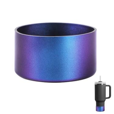 Imagem de PEUTIER Bota de silicone Chameleon gradiente fosco brilhante, adequada para copos Stanley de 567 a 1,134 g e 340 a 680 g com fundo de garrafa de água de 7 a 7,6 cm, capa protetora inferior