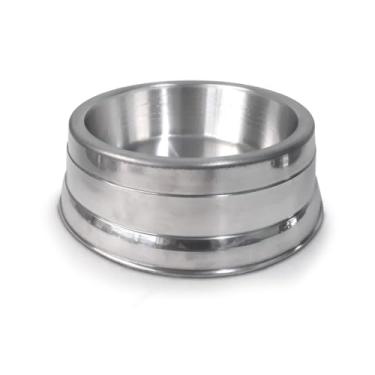 Imagem de Comedouro de Alumínio Pesado Pote Bowl para Ração ou água para Alimentar Animais de Estimação, Cães, Cachorros e Gatos - São Bendedito Pet (2000 ml)