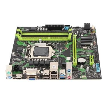Imagem de Heayzoki Placa-mãe LGA 1155, placa-mãe de computador desktop, B75 HMPLUS LGA 1155 slot 4 DDR3 6Gbps SATA M.2 NVME PCIe X16 VGA HD Output ATX Placa-mãe para mineração