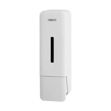 Imagem de FytStycale Dispensador de sabão de parede, dispensador de xampu, dispensador de sabonete líquido para mãos para escritório em casa, Branco, Grade única