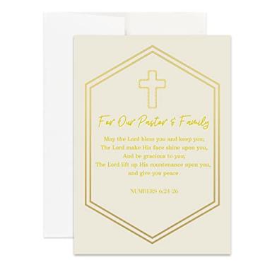 Imagem de Simply Uncaged Christian Gifts Ministry Appreciation Card for Pastor Family, Minister, Church Staff, Volunteers, Ministry Appreciation Gift Card for Ministers (Single Card)