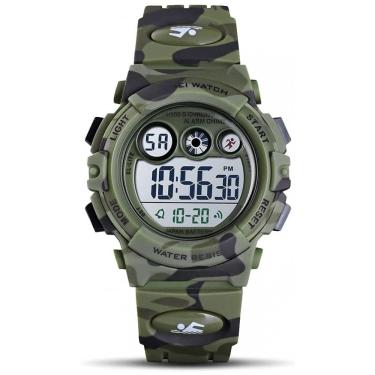 Imagem de Relógio Digital com Cronômetro para Crianças de 5 até 15 Anos, GOLDEN HOUR, Verde