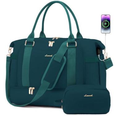 Imagem de Bolsa de Ginástica LOVEVOOK com Porta USB - Mochila de Viagem Feminina