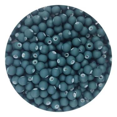 Imagem de Miçanga 200un Bola Emborrachada 6mm Artesanato Pulseira - DEZdeDEZ, Ve