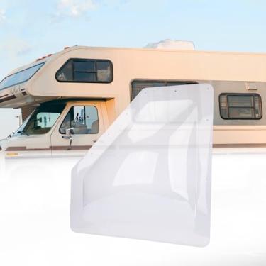 Imagem de RVGUARD Cúpula externa de substituição de claraboia para trailers e motorhomes, dimensão externa: 61 cm x 28 cm, dimensão da cúpula: 50 cm x 20 cm x 10 cm, impermeável, resistente a UV, fácil