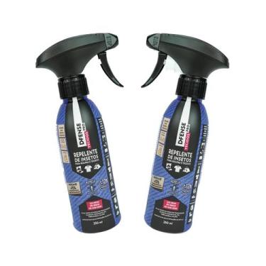 Imagem de Kit 2 UN Repelente de Insetos Mosquitos D-Fense Pro 250ml Haxea Proteç