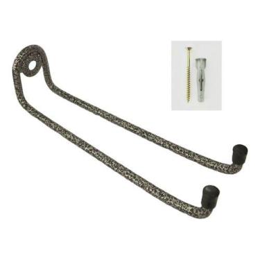 Imagem de Suporte Porta Vassoura E Rodo Parede Grande 30 Cm  - WS SUPORTES