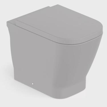 Imagem de Vaso Sanitário Convencional com Assento Termofixo Queda Amortecida Gap Roca