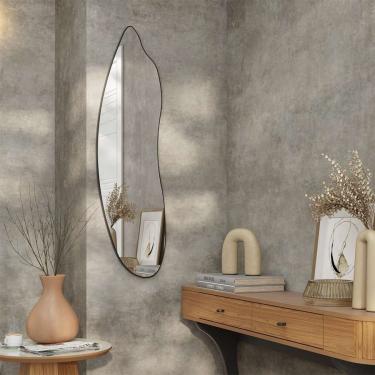 Imagem de Espelho Orgânico Preto 34x119 cm