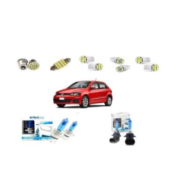 Imagem de Kit Lâmpada Super Branca Farol H4 Hb4 Gol Voyage G7 G8