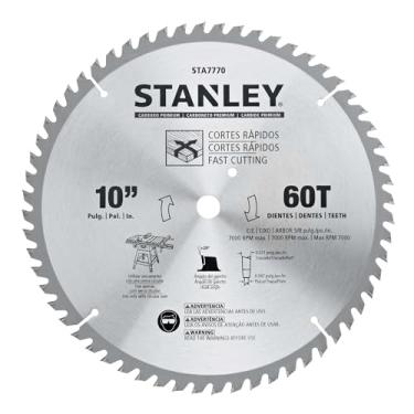 Imagem de STANLEY Lâmina de Serra Circular 10 Pol. (255mm) com 60 Dentes STA7770