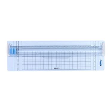 Imagem de Cortador de papel pessoal para cartolina, cortador de papel fotográfico de 30,5 cm, ferramenta para scrapbooking, cortador de papel para estudantes, uso em escritório doméstico (azul)