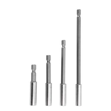 Imagem de Extensão de extensão de broca Premium carbono aço de aço magnético Chave de fenda Adaptador de suporte de bits Extender para driver de impacto Manual de broca elétrica Chave de