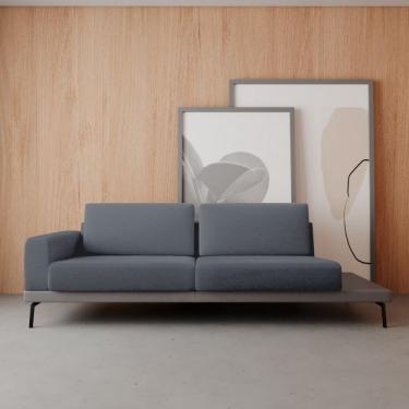 Imagem de Sofa Game 4 Lugares 260 Neo Mescla Cinza