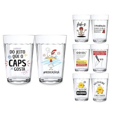 Imagem de 2 Copos Americanos Personalizados De Frase Engraçadas Divertidas Cerveja Presente Criativo Meme (CAPS)