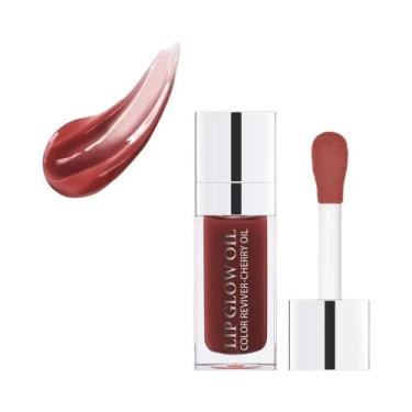 Imagem de Hidratante Colorido Lábio Plumper Cristal Geléia Lábio Óleo Brilho Plu