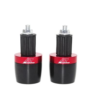 Imagem de Extremidades de manoplas de guidão de motocicleta, tampas de extremidade de manoplas, acessórios deslizantes de peso para S1000 R RR S1000RR 09-16 S1000R 2014-2016 2009