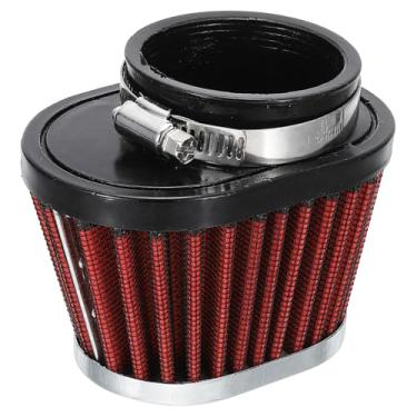 Imagem de PATIKIL Filtro de ar de motocicleta universal de 51 mm, filtro de ar de admissão de cabeça de cogumelo, braçadeira oval no limpador de motor de ar para bicicleta suja, motocicleta, ciclomotor