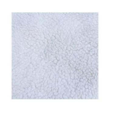 Imagem de Tecido Carapinha Branco Lã De Ovelha Pêlo Alto 1,0X1,50Mt - Imports