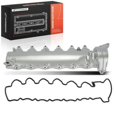 Imagem de A-Premium Tampa de válvula de motor esquerda de alumínio atualizado com junta compatível com Mercedes-Benz S600 2003-2013, S65 AMG 2005-2013, SL600 2003-2012, CL600 2003-2014, SL65 CL65 AMG