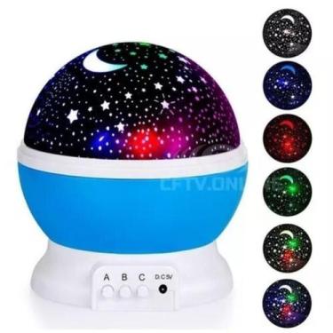 Imagem de Kit 3 Objeto que Ajuda a dormir Luminaria Estrelada com Nota Fiscal Ba