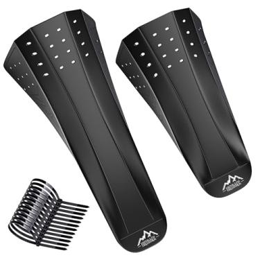 Imagem de NICEDACK Bike Fender MTB Mud Guard, conjunto de para-lamas dianteiro e traseiro, para-lamas de bicicleta Downhill Mountain serve para 50,8 cm 66,0 cm 69,8 cm 73,7 cm e Fat Bike (modelo F36)