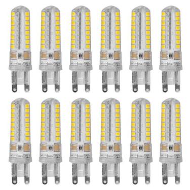 Imagem de Kit 10 Lâmpadas Led Halopin G9 5W Branco Frio para Lustres - Lcg Eletr