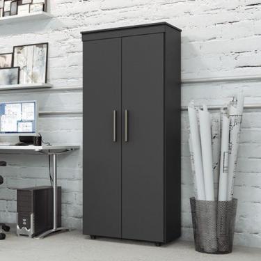 Imagem de Armário Multiuso Escritório 2 Portas 4 Prateleiras 1 Gaveta Advantage 