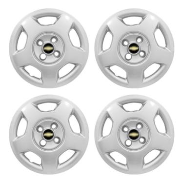 Imagem de Jogo Calota Aro 14 Corsa Hatch Sedan 2010 2011 2012 + Emb Preto