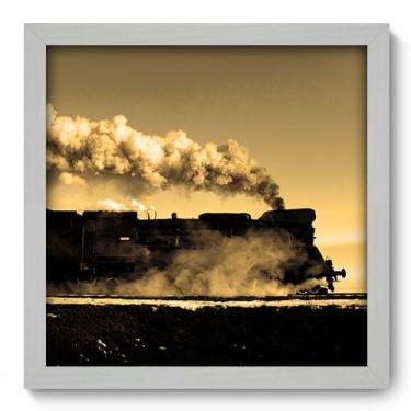 Imagem de Quadro Decorativo - Locomotiva - 33cm x 33cm - 013qnvbb - Allodi