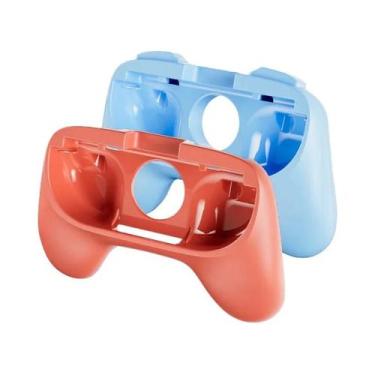 Imagem de Switch 2 Joy-Con Esquerdo Direito Grips Para Volante 2 Pacotes Suporte