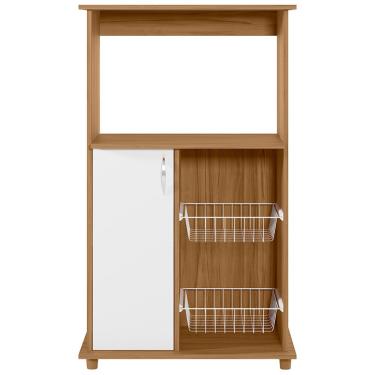 Imagem de Balcão Fruteira 1 Porta Notável NT 3075 - Freijo/Branco