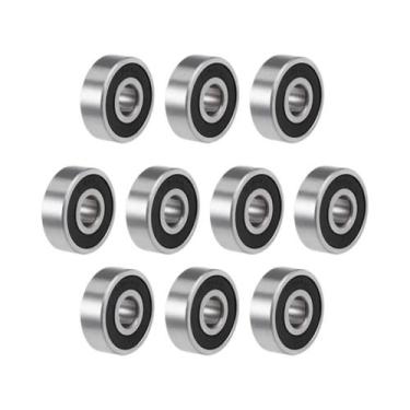 Imagem de Conjunto De 10 Rolamentos De Esferas De Sulco Profundo Miniatura Série