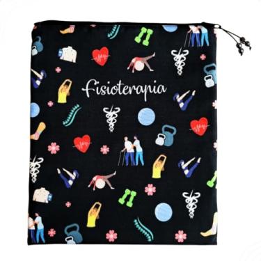 Imagem de Matellasse - Porta Jaleco e Esteto Organizador de bolsa Necessaire Personalizado Biomedicina Fisioterapia Medicina Veterinária Enfermagem Odontologia Nutrição (FISIOTERAPIA)