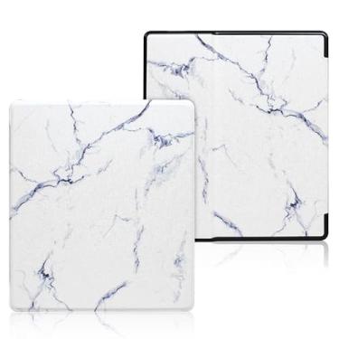 Imagem de Caso para Kindle Oasis (somente 9ª e 10ª Geração, Lançamento de 2017 E 2019), Capa de Proteção Leve de Couro PU Premium com Sleep Automotor-2