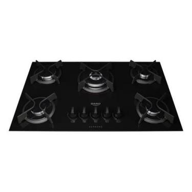 Imagem de Fogão Cooktop A Gás Dako 5 Queimadores Preto, Bivolt
