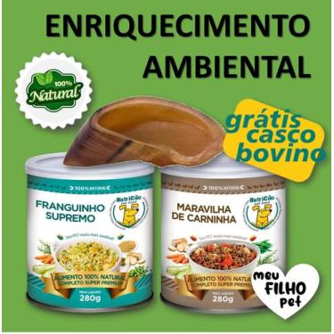 Imagem de Kit Ração Úmida Enriquecimento Ambienal 2 Brinquedo para Cachorro Inte