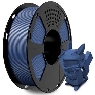 Imagem de GIANTARM Filamento PLA, filamento de impressora 3D azul fosco 1,75 mm, carretel PLA fosco de 1 kg (1 kg), precisão dimensional +/- 0,02 mm, filamento 3D para laboratório Bambu