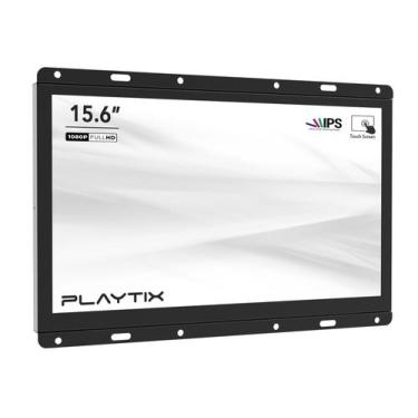 Imagem de Monitor open frame touch screen playtix 15.6 full hd ips wide hdmi spi