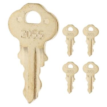 Imagem de Anneome Chave 2055 para máquina de venda automática, 5 peças, chaves distribuidoras de papel higiênico, metal, fácil instalação