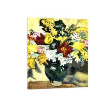 Imagem de Flores Pintura em tela Famosa Pintura Reprodução-Quadros para sala de estar-Mimosas 2-Pôster pronto para pendurar Tela Embrulhada 50x60cm
