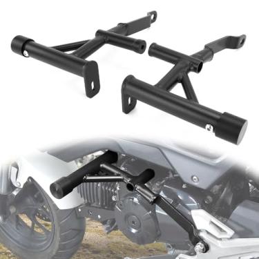 Imagem de CYCBOLT Protetor de motor de gaiola de colisão adequado para Grom 125 MSX125 2020 2019 2018-2014 Grom MSX 125 barra de colisão de motocicleta protetor de queda de para-choques com moldura POM Sliders