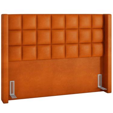Imagem de Cabeceira Cama Box Casal 140 cm P05 Paris Couríssimo Camel - Lyam Decor