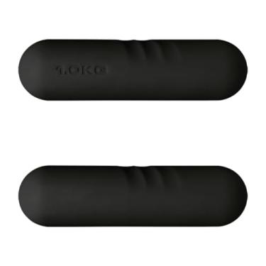 Imagem de RNXRZANK Conjunto de Halteres de 2 Peças em Ferro Fundido, para Treinos, Pesos de Mão para Adultos, para Corrida, Pilates, Dança, Preto