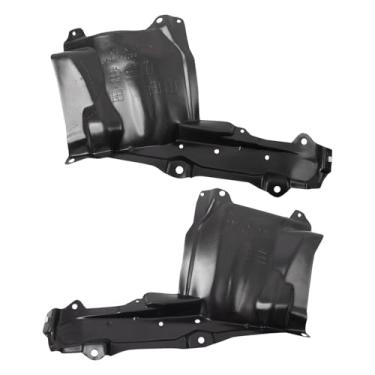 Imagem de TRQ Escudo contra respingos do motor e lado do lado do passageiro TO1228267 TO1228270 compatível com Toyota Corolla 2019-2022 Prius Prius Prime 2019-2022