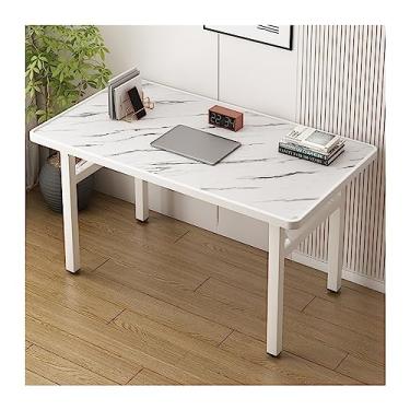 Imagem de Mesa de escrita para computador para escritório em casa dobrável mesa de jantar simples mesa de quarto de casa mesa de escrita simples e moderna para estudantes alugar uma pequena mesa de arte moderna